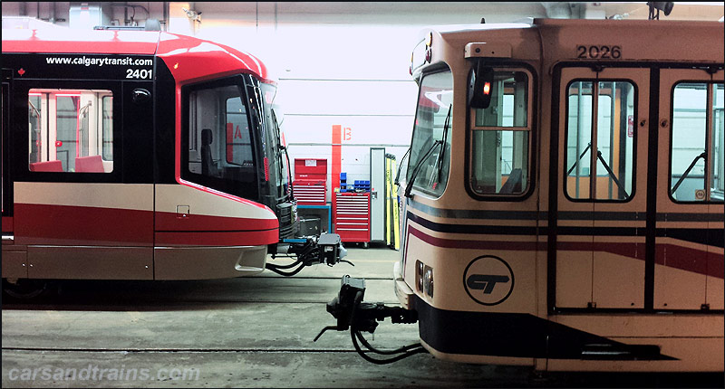 Calgary Ctrain S200 2401 and an old U2 2026