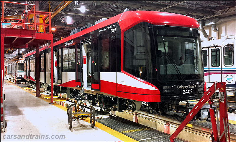 Calgary Ctrain S200 2402 at Anderson garage