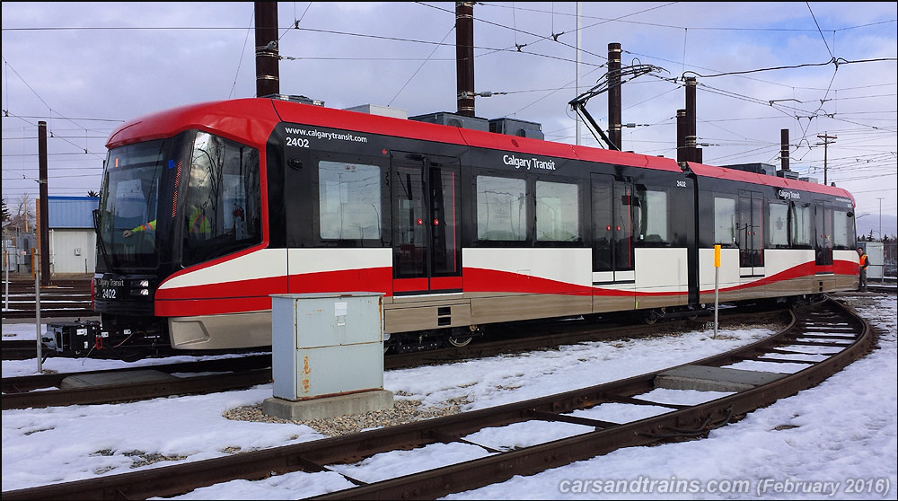 Calgary Ctrain S200 2402 at Anderson garage