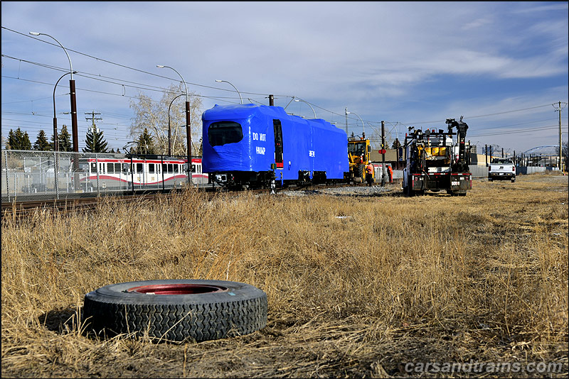 Calgary Ctrain S200 2403 arrives in Calgary