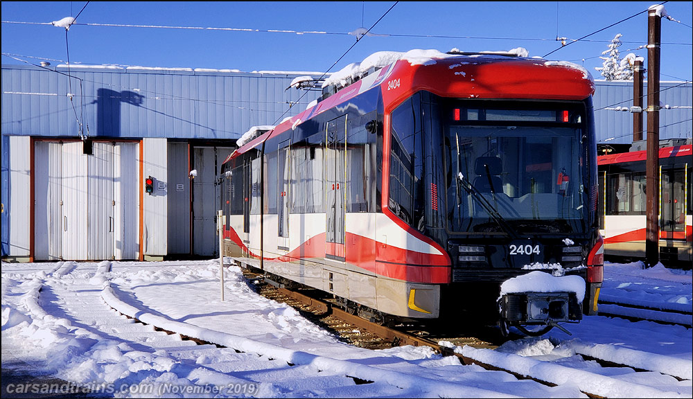 Calgary Ctrain S200 2404 is at Anderson