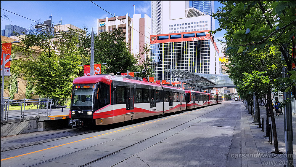 Calgary Ctrain S200 2405 on 7 avenue