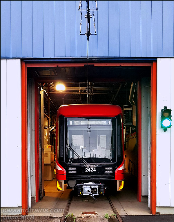 Calgary C train S200 Mask 2424 in Calgary