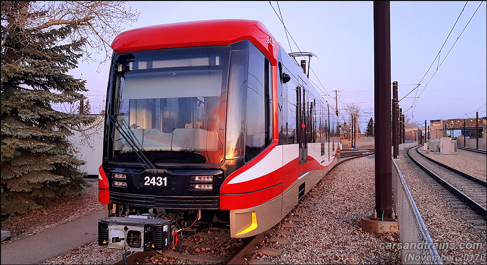 Calgary C train S200 Mask 2431 in Calgary
