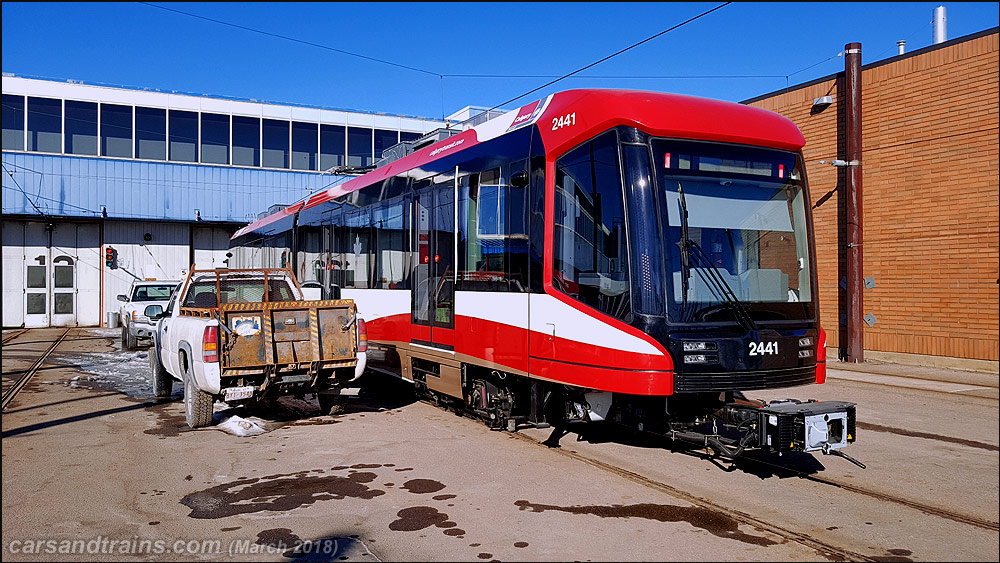 C train car S200 Mask 2441 at Anderson, Calgary