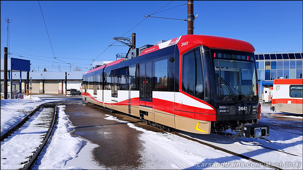 C train car S200 Mask 2441 at Anderson, Calgary