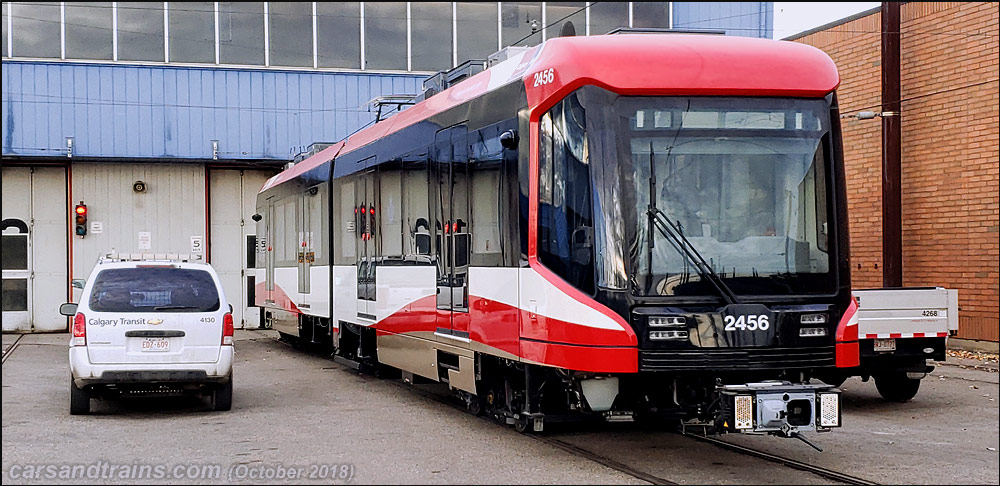 C train car S200 Mask 2456 at Anderson, Calgary