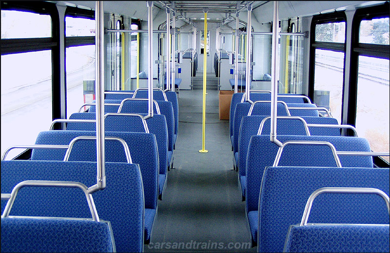 Calgary Ctrain SD160 2216 passenger area interior