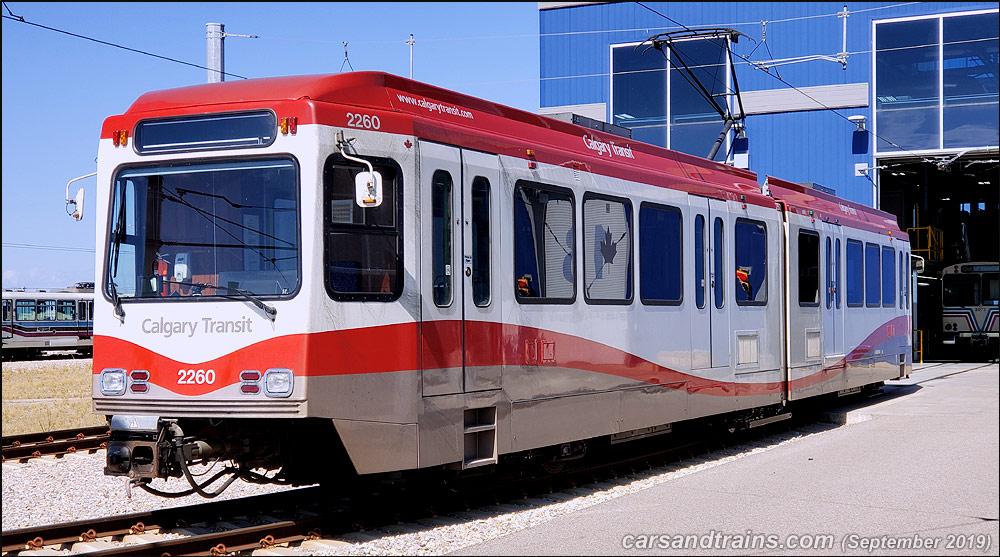 Calgary Ctrain SD160 2260 is at OBMF