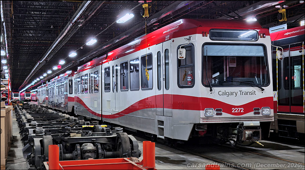 Calgary C train SD160 2272 at OBMF