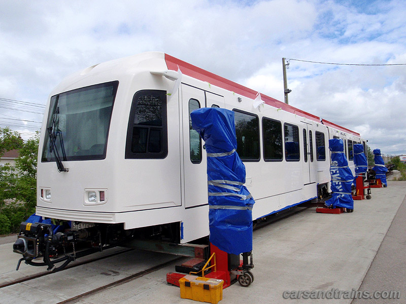 2301 - new SD160 LRVs started arriving in Calgary