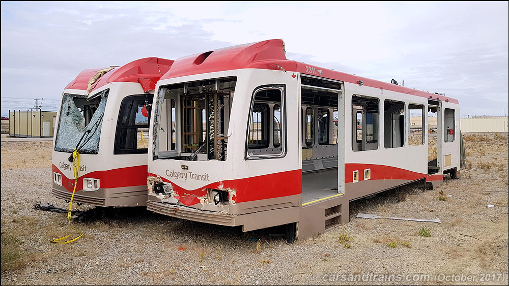 Calgary Ctrain SD160 2311 is at OBMF