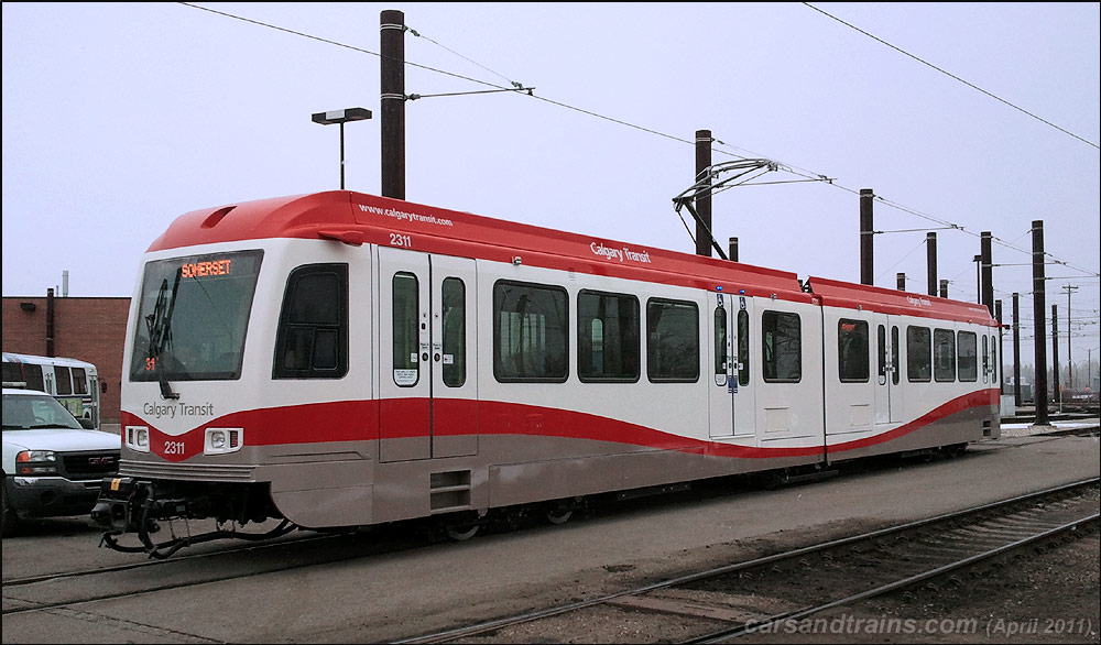 Calgary Ctrain SD160 2311 is at Anderson garage