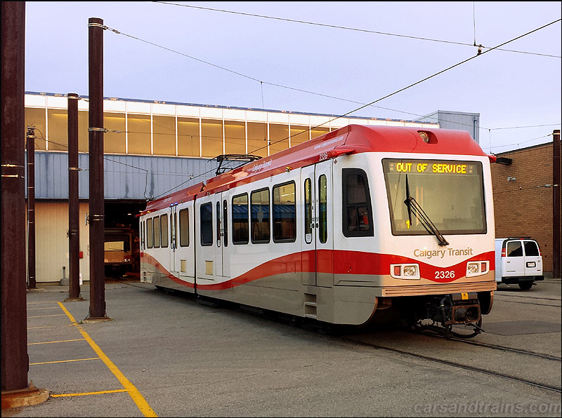 Calgary C train SD160 2326 at Anderson