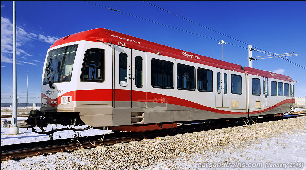 Calgary C train SD160 2326 at OBMF