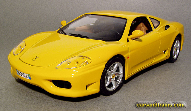 Bburago Ferrari 360 Modena Coupe Yellow