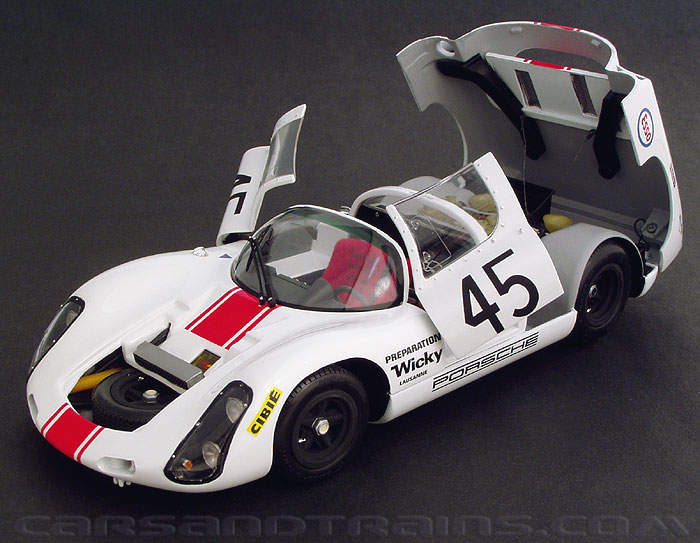 Diecast King Exoto Motorbox 1968 Porsche 910 45 Le Mans