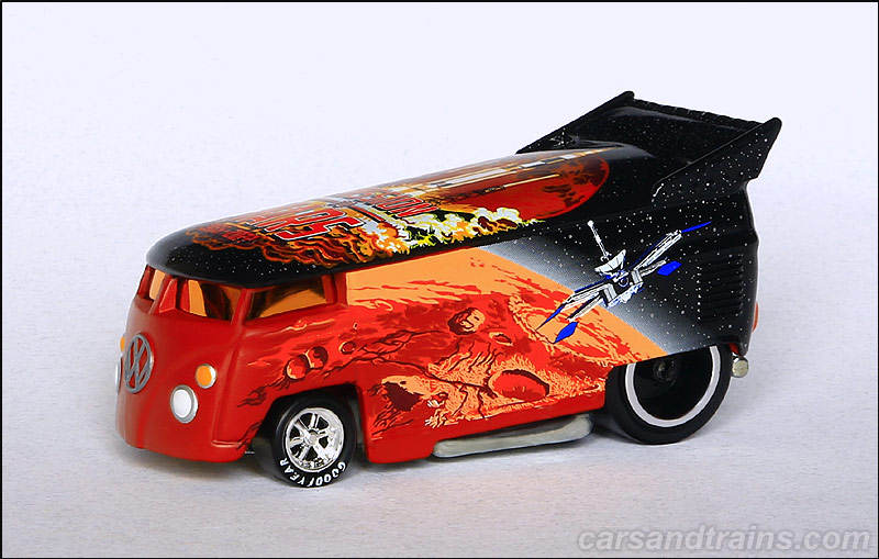 Hotwheels VW Drag Bus Space Exploration Mission to Mars Liberty Promotions