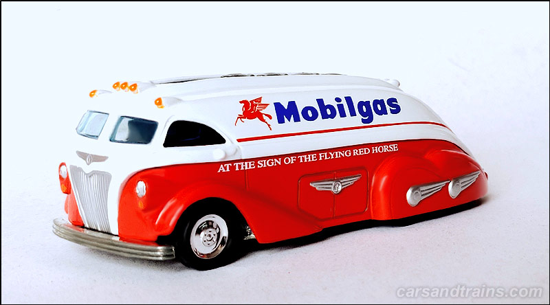 Hotwheels Rocket Oil Tanker Mobilgas Garage