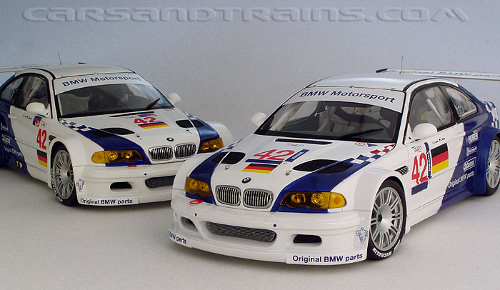 BMW M3 GTR 42 racing pair ELMS and ALMS 2001