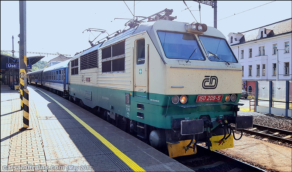 CD  150 209 5 Skoda electric locomotive Banana