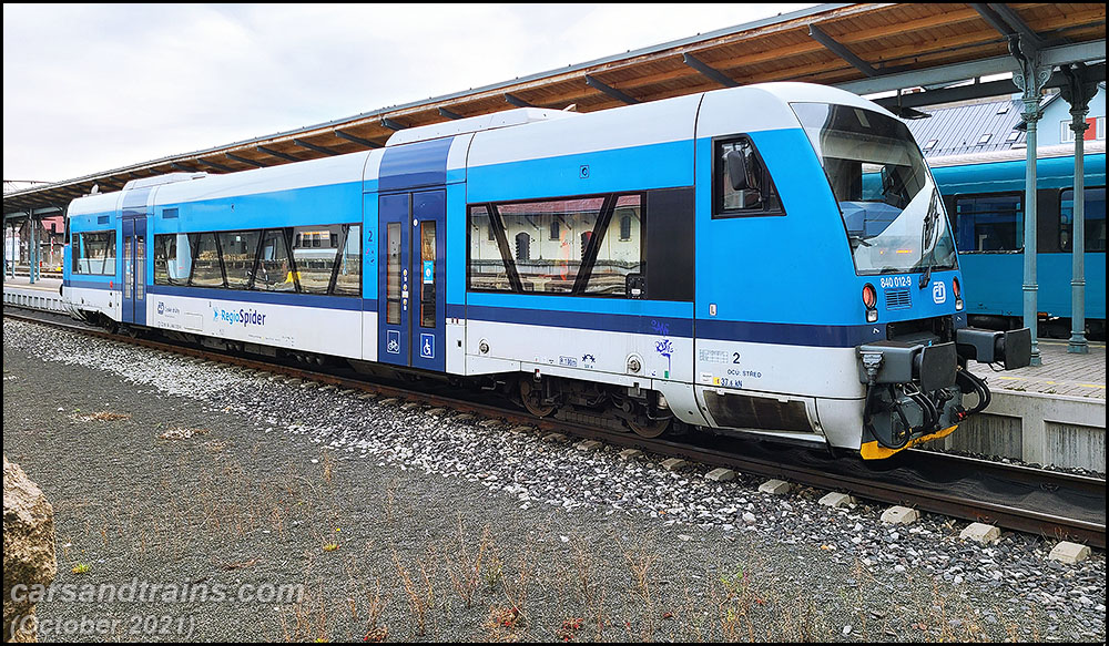 CD 840 012 9 Stadler Regio Shuttle RS1 Diesel Railcar at Liberec