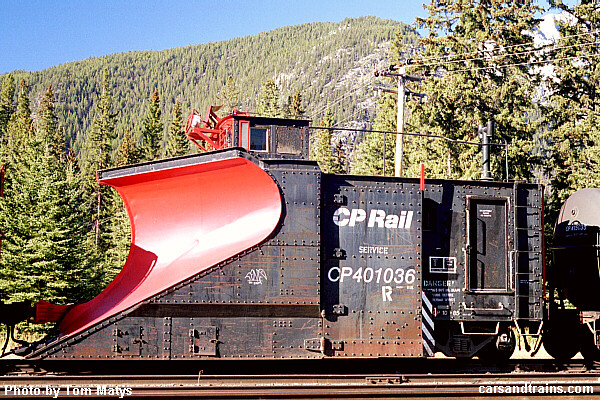 CP Plow 401036 at Banff