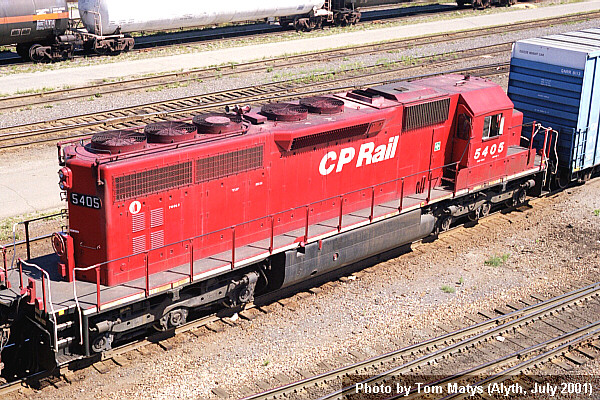 CP Rail SD40 5405