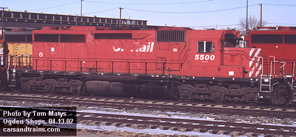 CP Rail SD40 5500