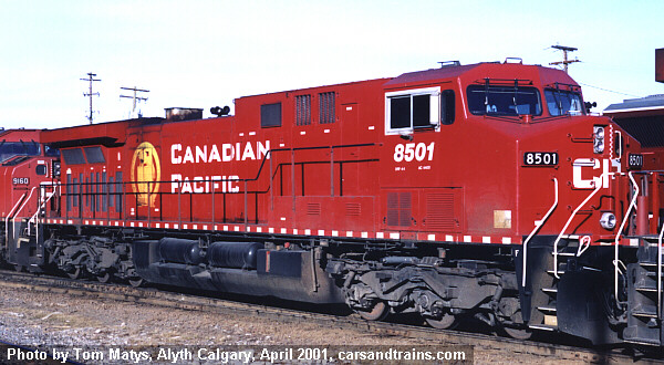 Canadian Pacific GE AC4400CW unit 8501 at Alyth, Alberta