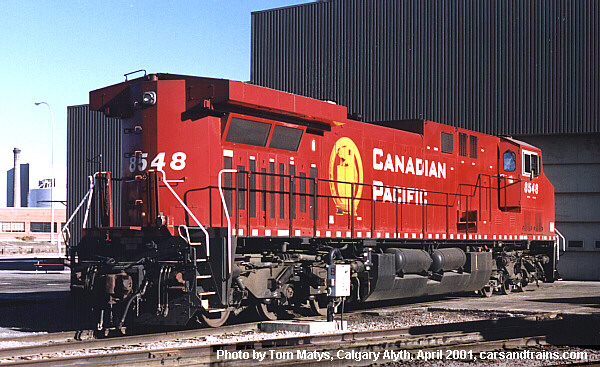 Canadian Pacific GE AC4400CW unit 8548 at Alyth, Alberta