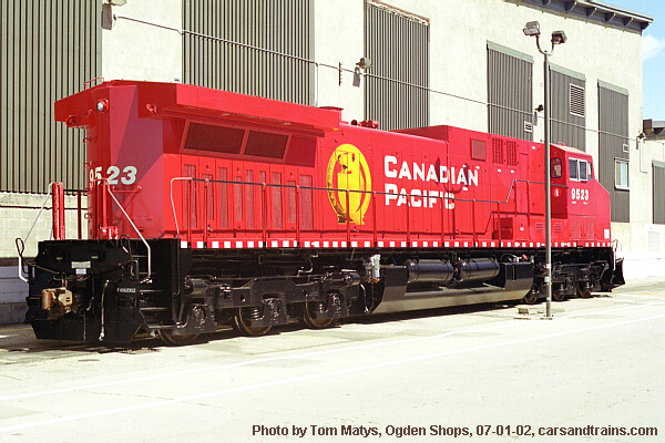 CP Rail AC4400 9523 at Ogden