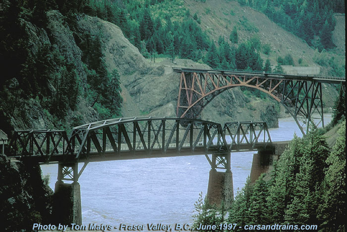 CP and CN railway bridges in Fraser Valey