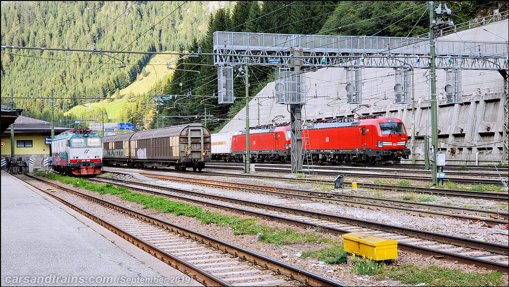 Siemens Mobility Vectron DB 193 306 8 Electric Locomotive at Brenner, Italy