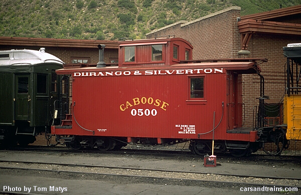 Caboose no. 0500 at Durango