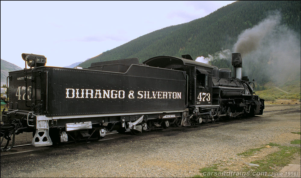 Durango & Silverton Engine no.473 is at Silverton