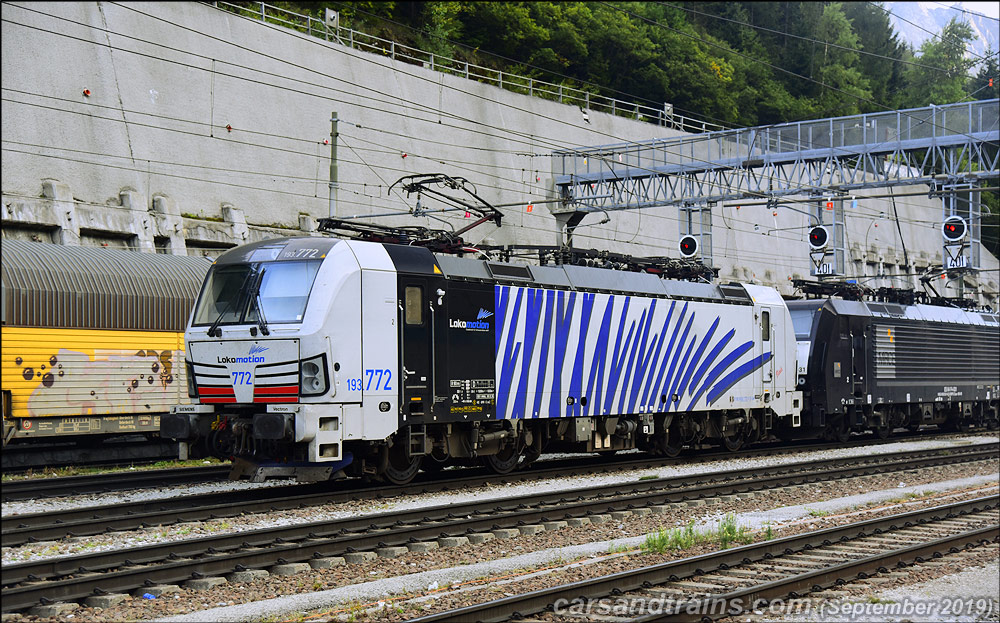 Siemens Mobility Vectron MS 193 772 1 Lokomotion is at Brennero Italy