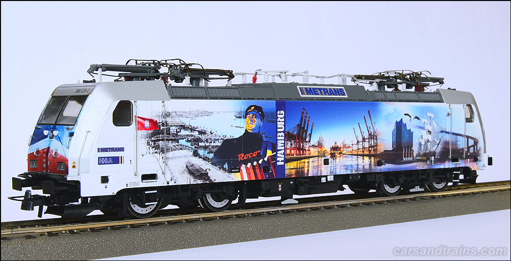 Roco 73665 Metrans class 386 electric locomotive - Bombardier TRAXX