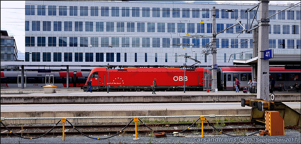 OBB Siemens Taurus 1216 at Innsbruck