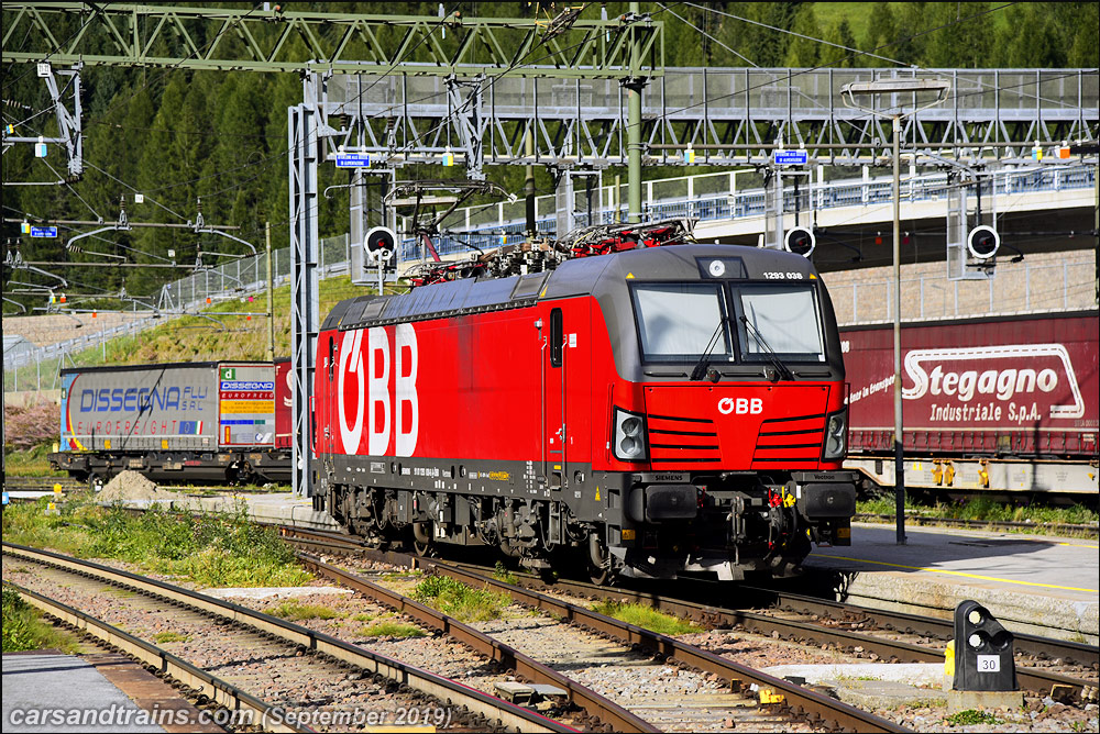 OBB 1293 038 6 Vectron electric locomotive in Brenner0