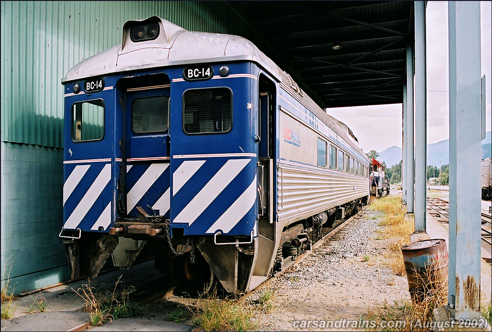 BC Rail BC14 RDC at Squamish