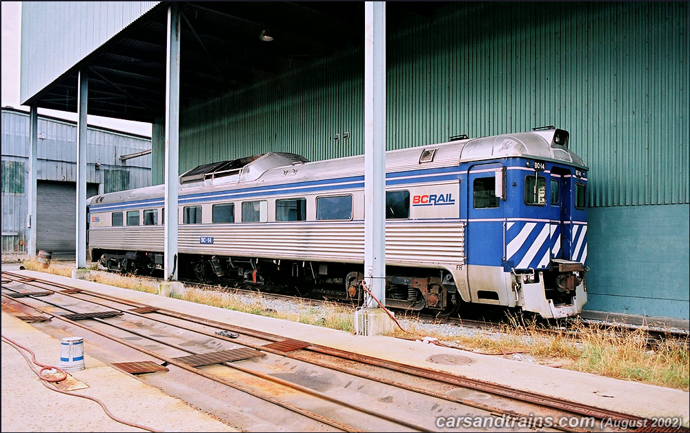 BC Rail BC14 RDC at Squamish