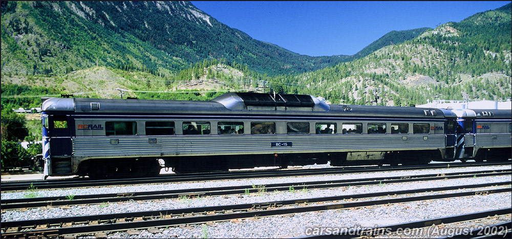 BC Rail BC15 RDC at Lillooet