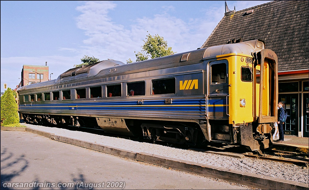 VIA Rail 6135 RDC at Victoria BC