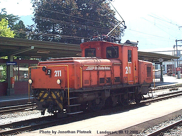 Iron Road Rhtische Bahn Locomotive Number 211 Landquart page 4