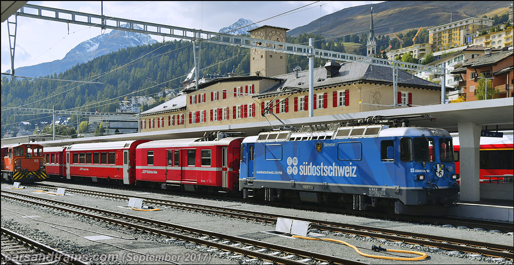 RhB Ge 4/4 2 619 at St. Moritz station