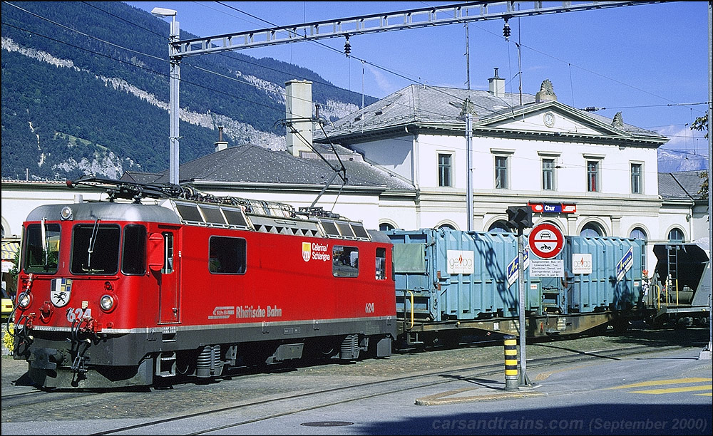 RhB Ge 4/4 2 624 at Chur station