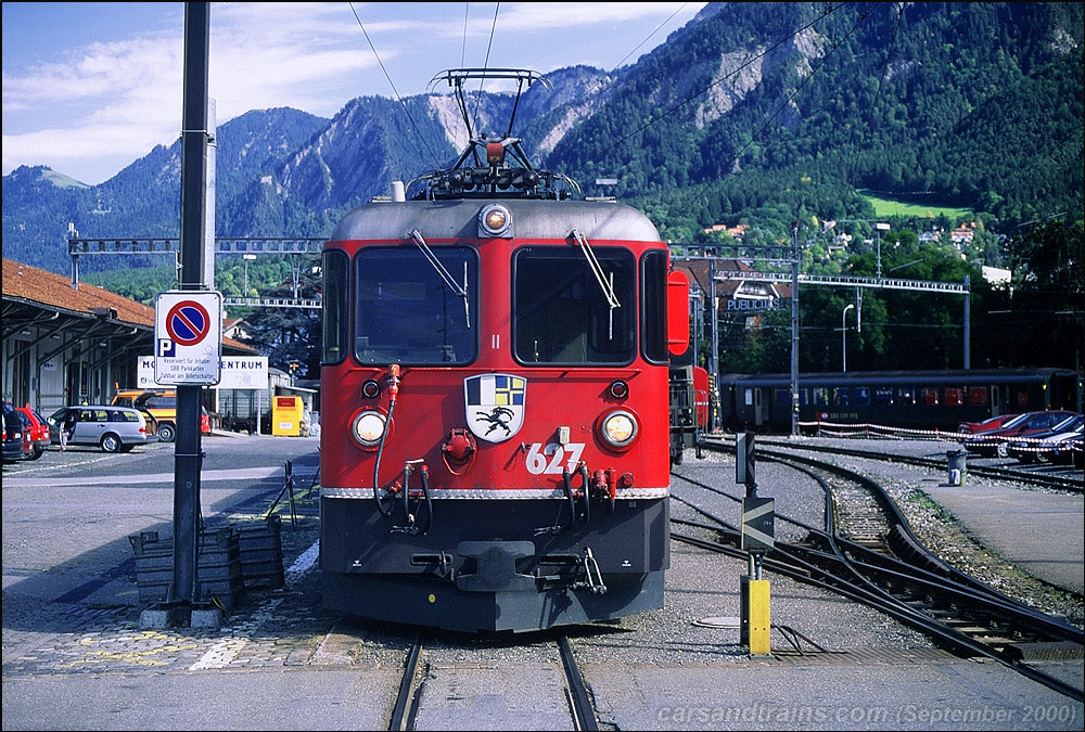 RhB Ge 4/4 2 627 at Chur station