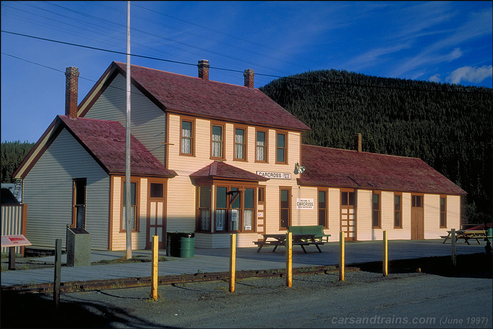 WP & YR Carcross station, Yukon, Canada