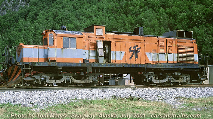 Diesel-electric Loco MLW DL535E #103 at Skagway, Alaska